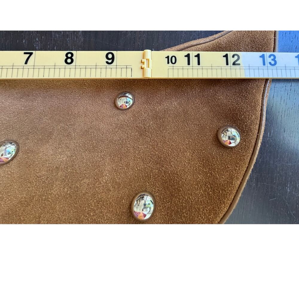 Madewell NEW Studded Crescent Suede Sling Bag - Picture 7 of 9